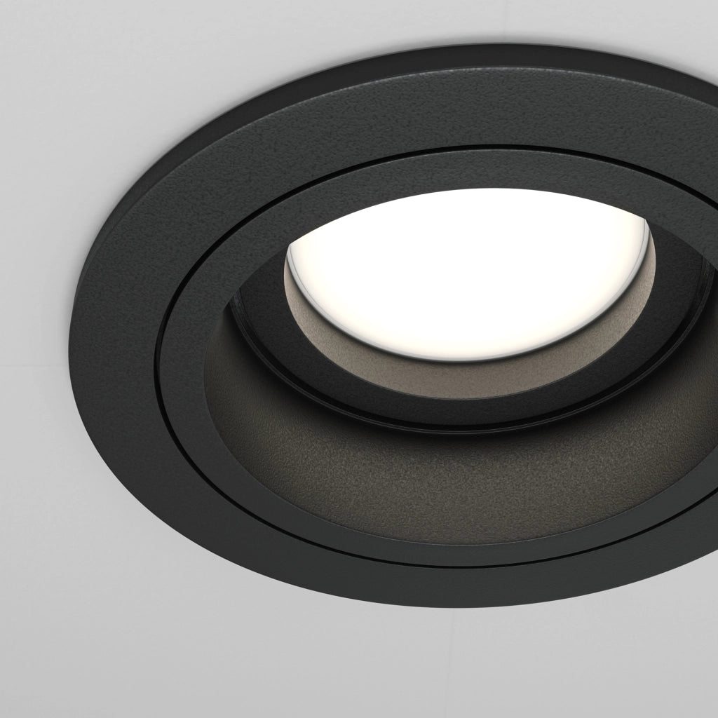 Faretto incasso soffitto Maytoni Atom DL025-2-01B nero