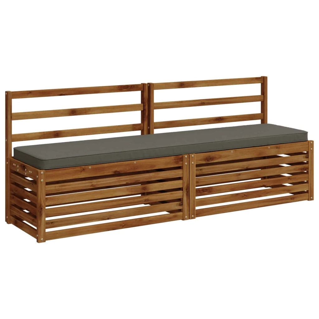Cuscino per Panchina a 1 Pezzo VUGHT 100% Poliestere Grigio 951594