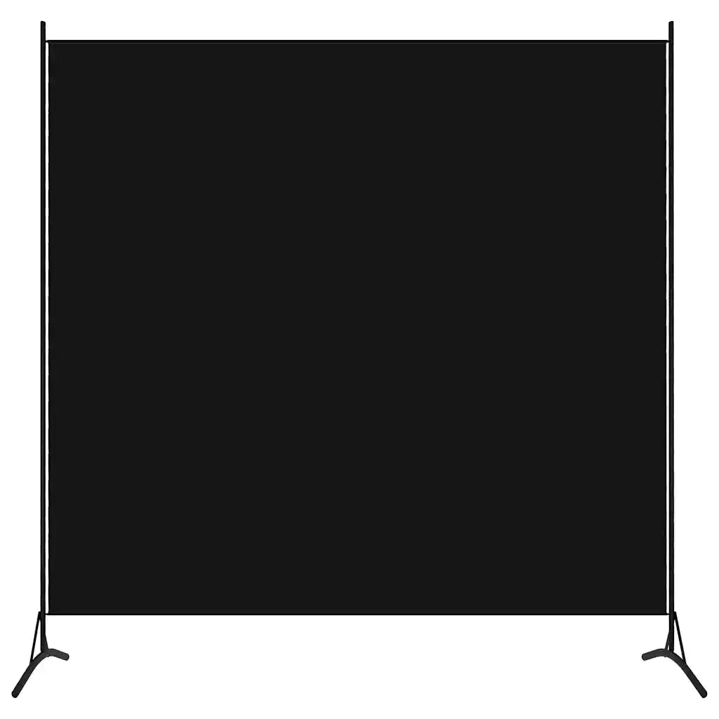 Divisorio Ambienti | Divider per stanze | Paravento Nero 175x180 cm in Tessuto