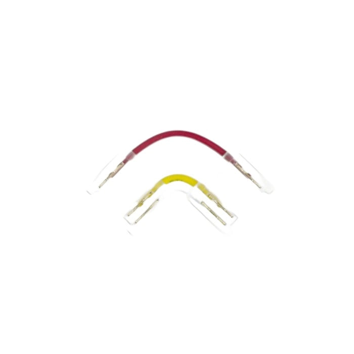 Connettore a L 90° per strisce LED COB RGB 12mm Ecolight