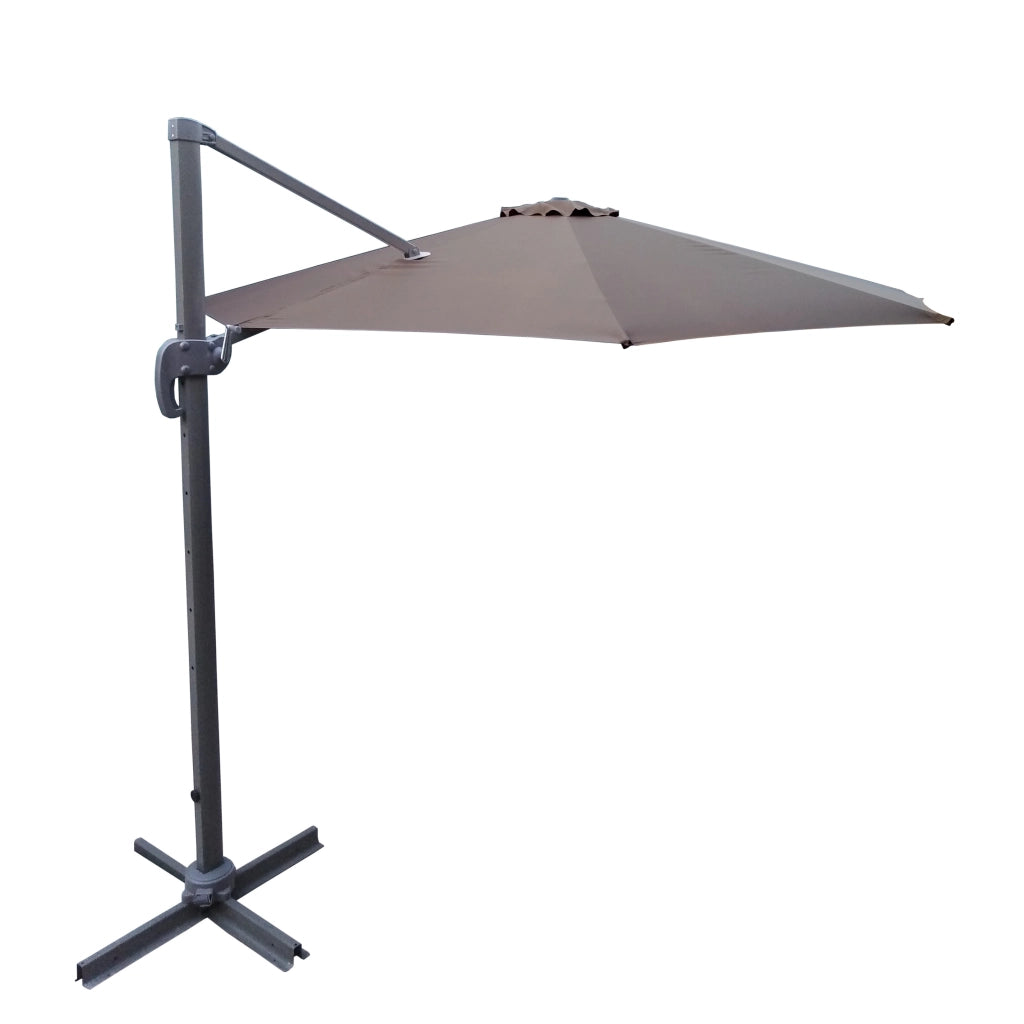 OMBRELLONE ROMA D.3,5M KHAKI BRACCIO LATERALE CON