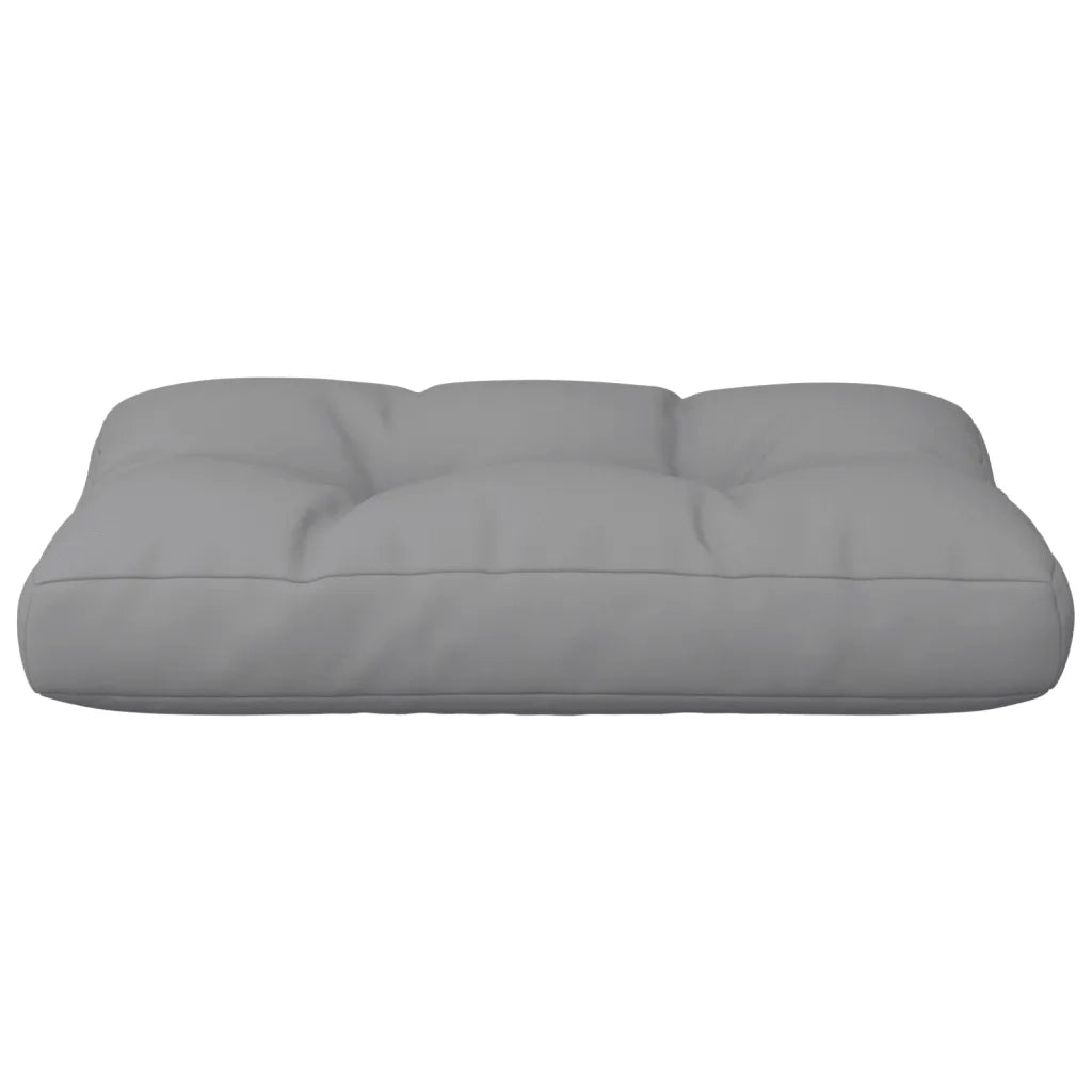 Cuscino per Pallet Grigio 50x40x12 cm in Tessuto 360536