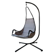 dondolo asn monoposto cuscino beige/marrone