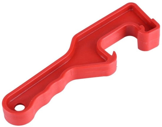 Apriporta per secchio in plastica per rimuovere il coperchio da secchi da 5 litri