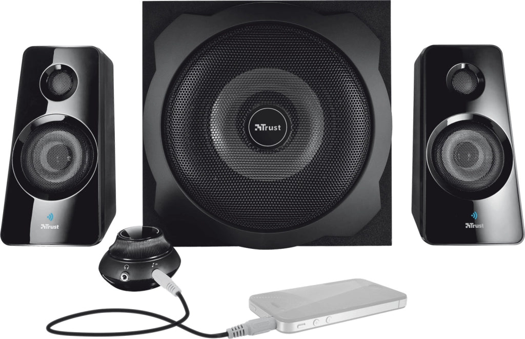 Trust tytan set di altoparlanti 60 w universale nero 2.1 canali - 19019