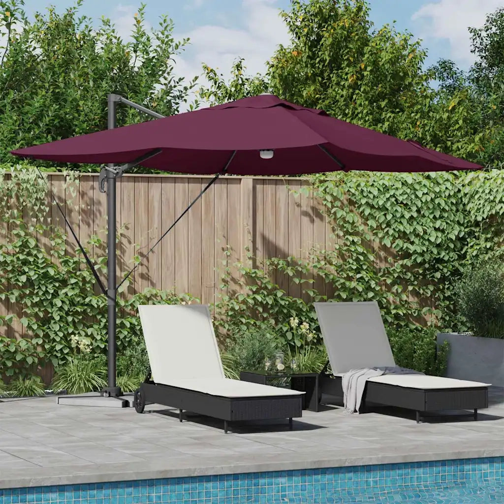 Ombrello | Parasolne Rosso Bordeaux 351 x 250 x 253 cm