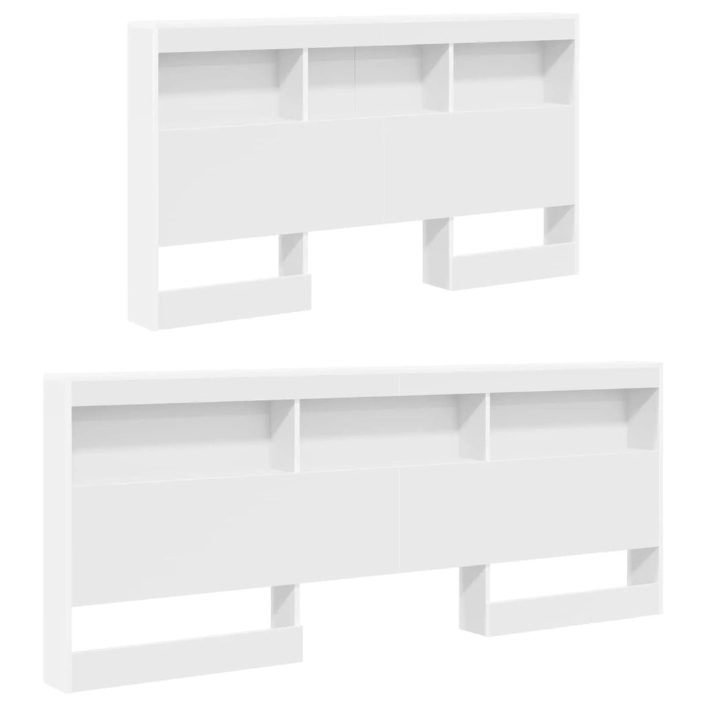 Testata contenitore Bianco 140 cm Legno multistrato 3335485
