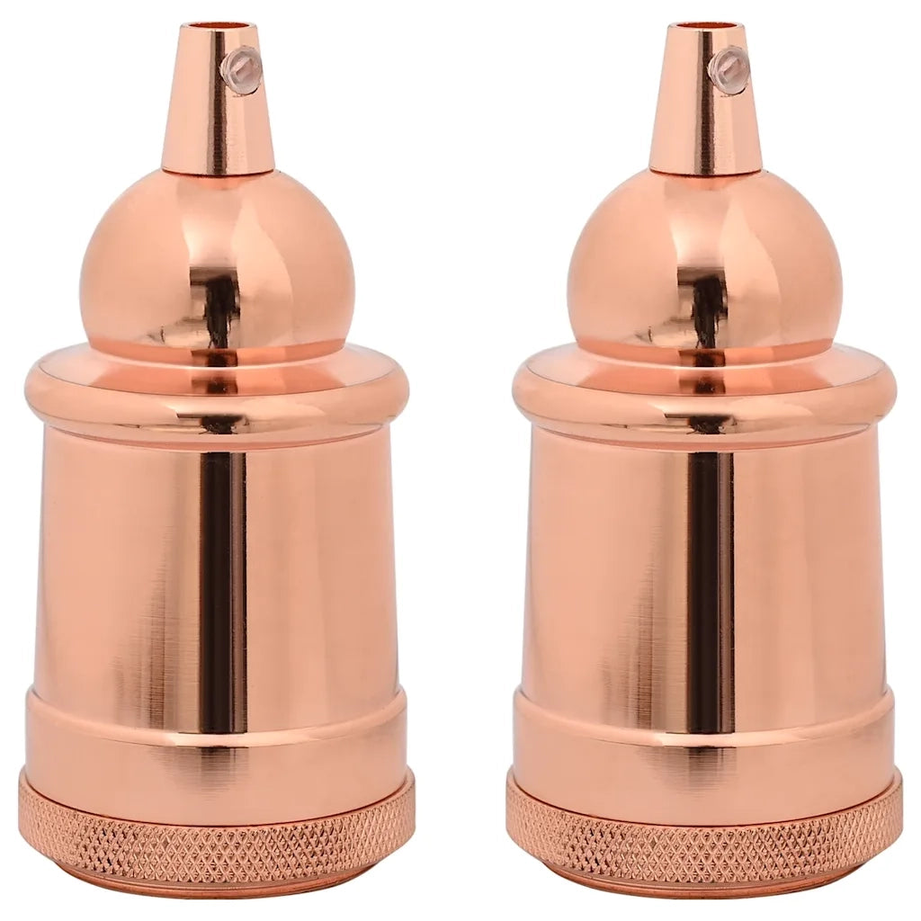 Portalampada 2 pz Oro Rosa E27 CFW1652607
