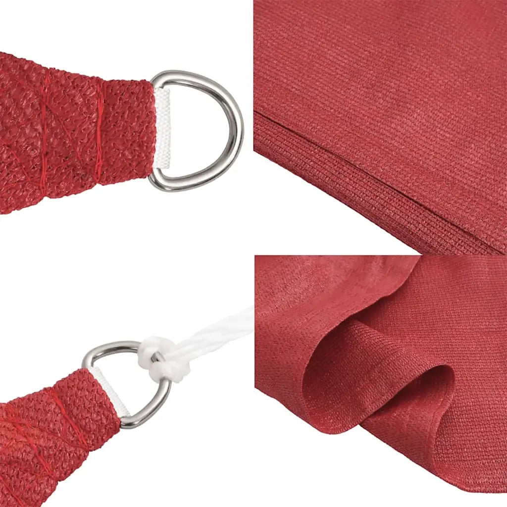 Vela Parasole 160 g/m² Rossa 3x4x4 m in HDPE 311640