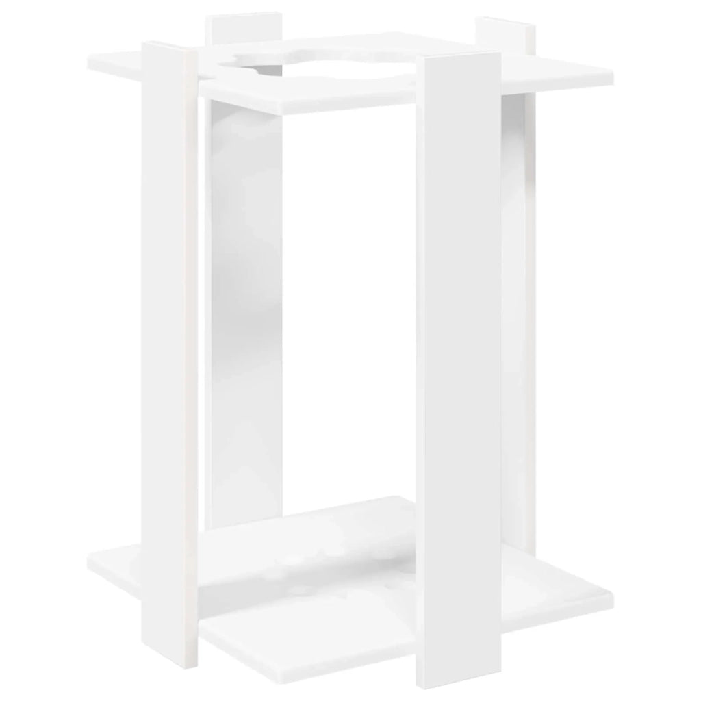 Supporto per stecche da biliardo Legno ingegnerizzato Bianco 3429725