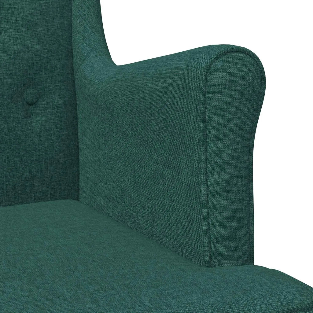Poltrona Verde Scuro Tessuto 42029922