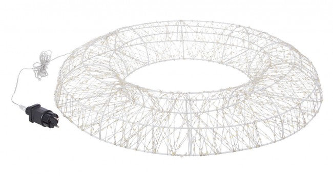 Lampada microled classica D.70x35x9h in plastica
