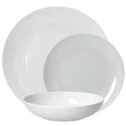 Servizio piatti 18 pezzi Metrpolis Porcellana Bianco