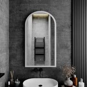 Specchio led bagno 40x80 cm luce calda/fredda con sensore touch-screen | Avior