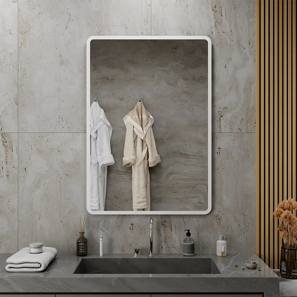 Specchio led bagno 70x120 cm reversibile con sensore touch-screen | Sham